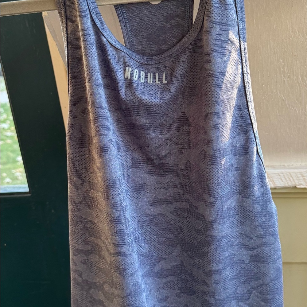 NOBULL Gray Camo Athletic Tank